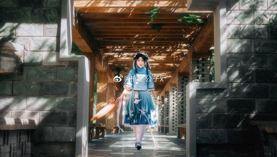 心事写作无字诗行~ 王者荣耀 西施 Cosplay