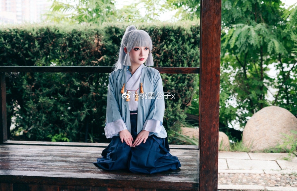 原神 神里绫华 Cosplay 我爱绫华，把我一路带到大