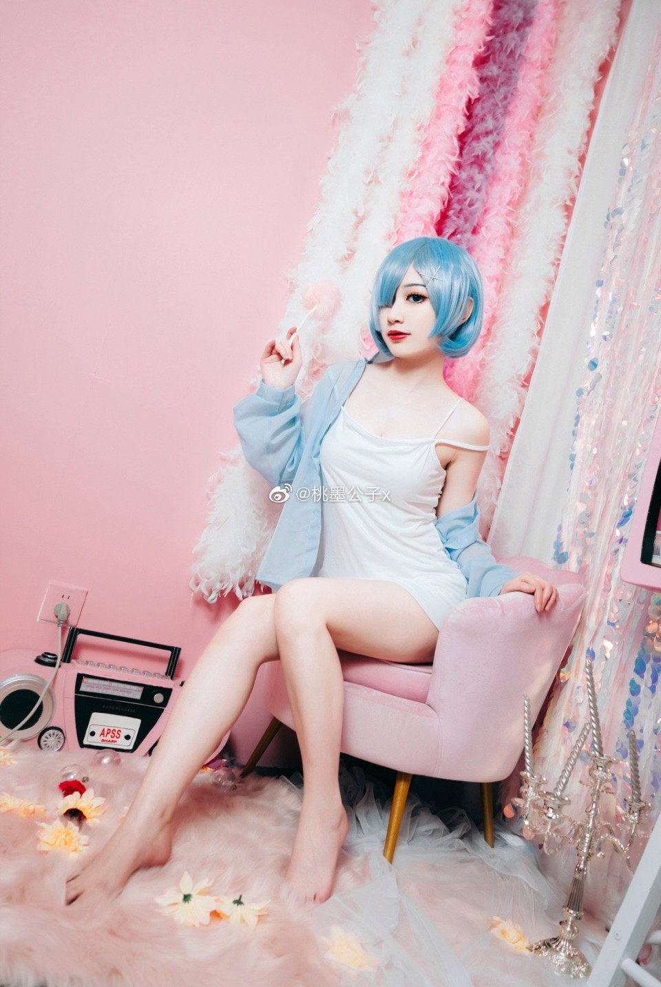 #蕾姆睡衣# Re：从零开始的异世界生活 蕾姆 Cosplay