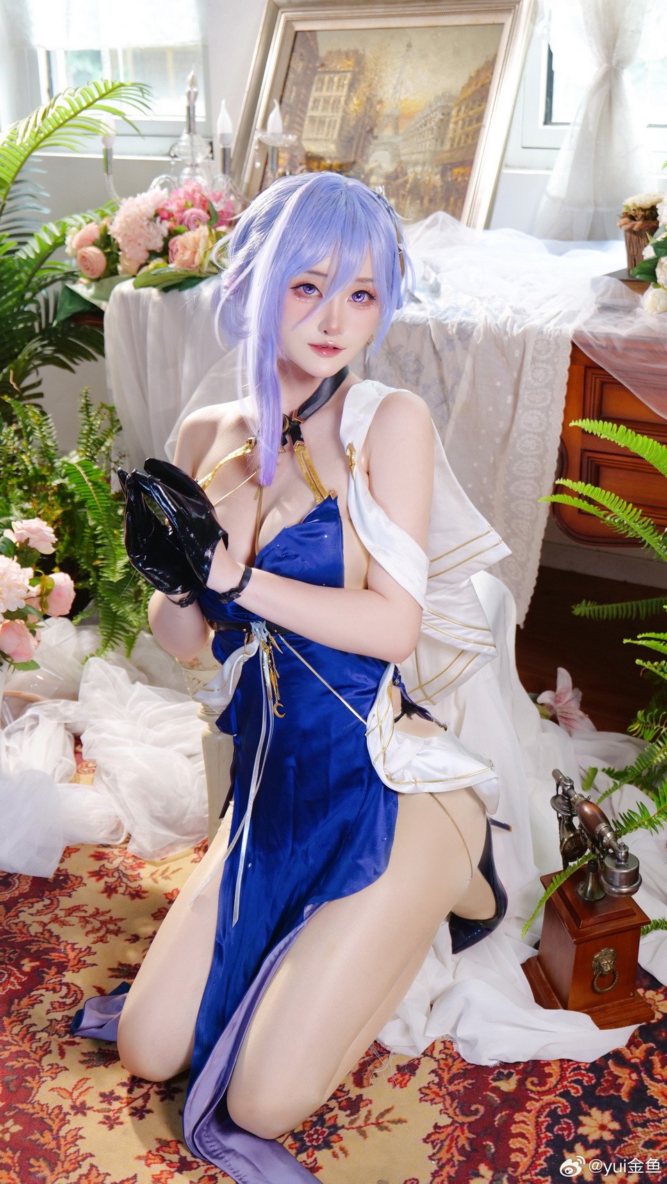 深空之眼 塞勒涅 Cosplay 刚才这一曲，你觉得如何呢？