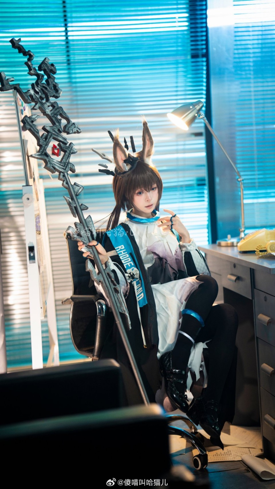 明日方舟 阿米娅 Cosplay 如果是和博士一起我觉得非常幸福