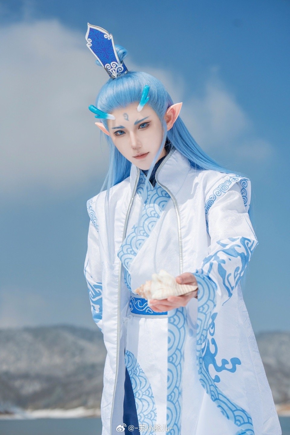#哪吒之魔童闹海# 敖丙&敖光 Cosplay 只要吹响它，我就会来到你身边